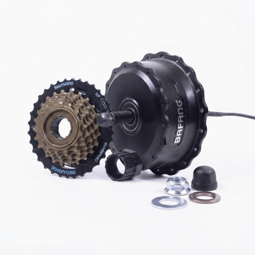 Bafang 48V 750W Rear Hub Motor  | 175mm Dropout Freewheel | OEM Replacement for Radrunner 1/2, Radwagon 3/4, Radrover 5, Radmini1/2/3/4, RadRhino, RadExpand 5