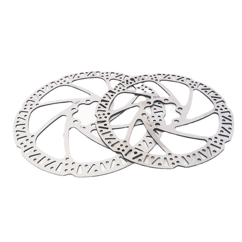 160mm / 180mm Bike Disc Brake Rotor – Stainless Steel MTB & E-Bike Brake Disc with Bolts | SurgeGlide
