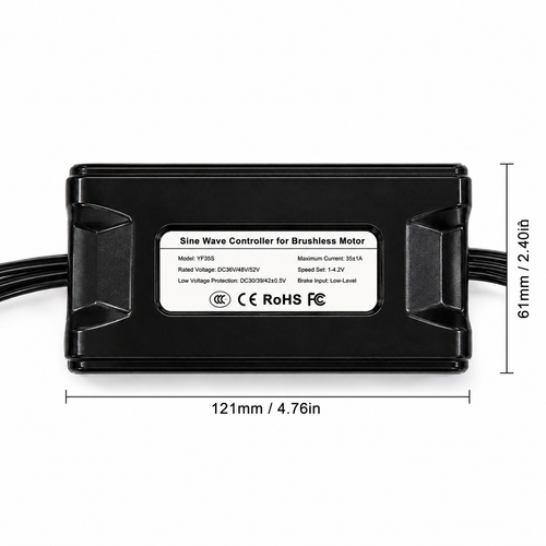 SurgeGlide Ultra 35A Performance Upgrade Kit with Color LCD Display for Rad Power & Premium E-Bikes